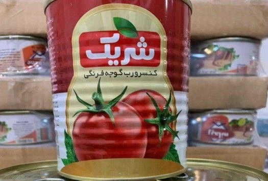 رب گوجه فرنگی شریک در بسته بندی بهداشتی